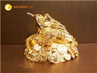 Thiềm thừ tài lộc mạ vàng 24k