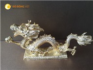Tượng Rồng Thời Lý Bằng Đồng Mạ Vàng 24k