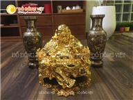 Tượng Phật Di Lặc mạ vàng đẹp tinh xảo