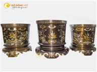 Địa chỉ bán bát hương bằng đồng khảm ngũ sắc tại Cần Thơ