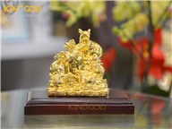 Tượng đồng phong thủy, Tượng đàn chuột ôm bao tiền vàng