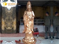 Đúc tượng Quán Thế Âm Bồ Tát bằng đồng
