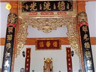 Lắp đặt cửa võng thờ cúng bằng đồng cho nhà thờ họ