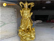 Địa chỉ đúc tượng Hộ pháp tiêu diện bằng đồng mạ vàng theo yêu cầu