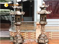 Địa chỉ đúc đèn đồng ngoài trời cung tiến đình chùa