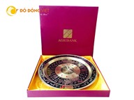 Đồng hồ mặt trống đồng làm quà tặng lưu niệm độc đáo