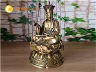 Tượng Địa Tạng Vương Bồ Tát bằng đồng 