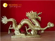 Tượng rồng thời Lý mạ vàng làm quà tặng sếp tuổi Thìn