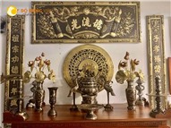 Hoành phi câu đối hun giả cổ đẹp tinh xảo tại tỉnh Tiền Giang