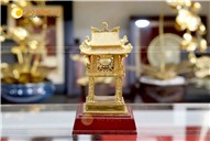 Mô hình Khuê Văn Các lưu niệm mạ vàng tinh xảo