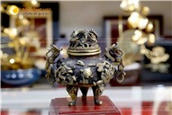 Lư xông trầm 12 con giáp bằng đồng giá rẻ