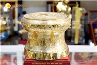 Trống Đồng Quà Tặng Mạ Vàng 24k làm quà tặng đối tác