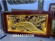 Tranh đồng Hoa khai phú quý mạ vàng 9999 cao cấp nhất tại Cần Thơ