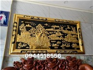 Tranh cuội nguồn quê hương mạ vàng 9999 đẹp sắc nét nhất Cần Thơ