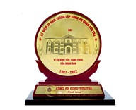 Quà tặng biểu trưng bằng đồng tặng Đại Hội