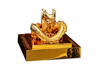 Ấn rồng mạ vàng 24k mẫu quà tặng độc đáo năm 2024