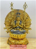 Đúc tượng Bồ Tát thiên thủ thiên nhãn cao 42cm