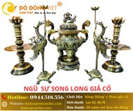 NGŨ SỰ SONG LONG GIẢ CỔ – KIỆT TÁC TÂM LINH, HỘI TỤ VƯỢNG KHÍ